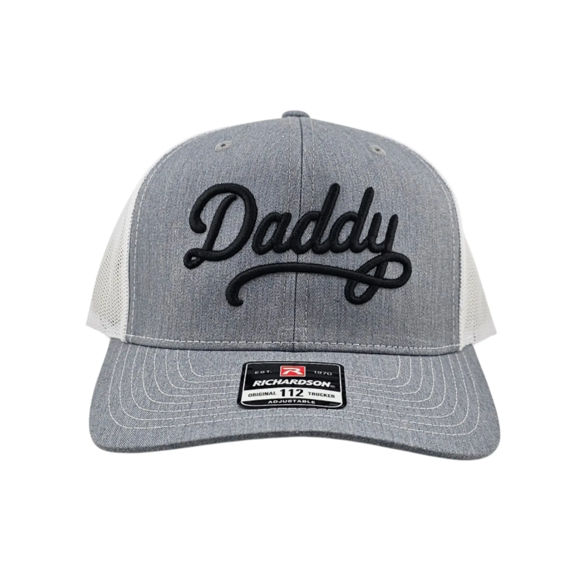 Daddy Embordered Trucker Hat, 3D Puff, Richardson 112 Snapback
