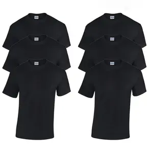 Gildan G5000 6-Pack Heavy Cotton Tees S-4XL Bulk Value 5.3 oz Blank T-Shirt Set Premium 100% Cotton Everyday Basics  Multipack for Men Women - Menswear, Top