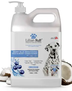 Berry Blue Brightening Face & Body Conditioner for Dogs – Blueberry, Made in USA (1 Gallon)​