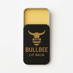 BULLBEE Grass-Fed Beef Tallow Lip Balm with Olive Oil & Beeswax – Chemical-Free Natural Hydration for Dry, Chapped & Wind-Damaged Lips | USA-made 0.4oz