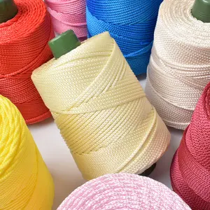 Lightweight Hollow CoreYarn, Hollow Core Thread, Hand Crochet Material, Hand-Woven CrochetBulk Yarn, Suitable for Making Sun Hats, Summer Breeze Hats, Sandals,Seat Cushions, Handbags, Storage Box Ropes, Yarn Balls, 100% Polyester