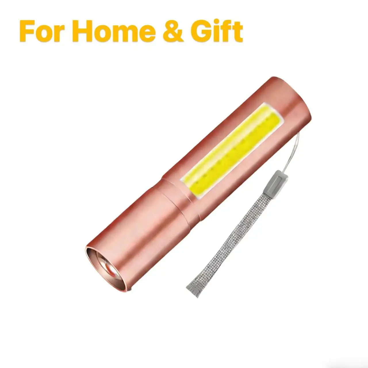 2-Pack Durable Aluminum Alloy Mini Pocket Handheld Flashlights, 1-3 Hour Runtime LED Lights, Portable Water Resistant Home Use Flashlights for Power Outages, Housewarming Gifts