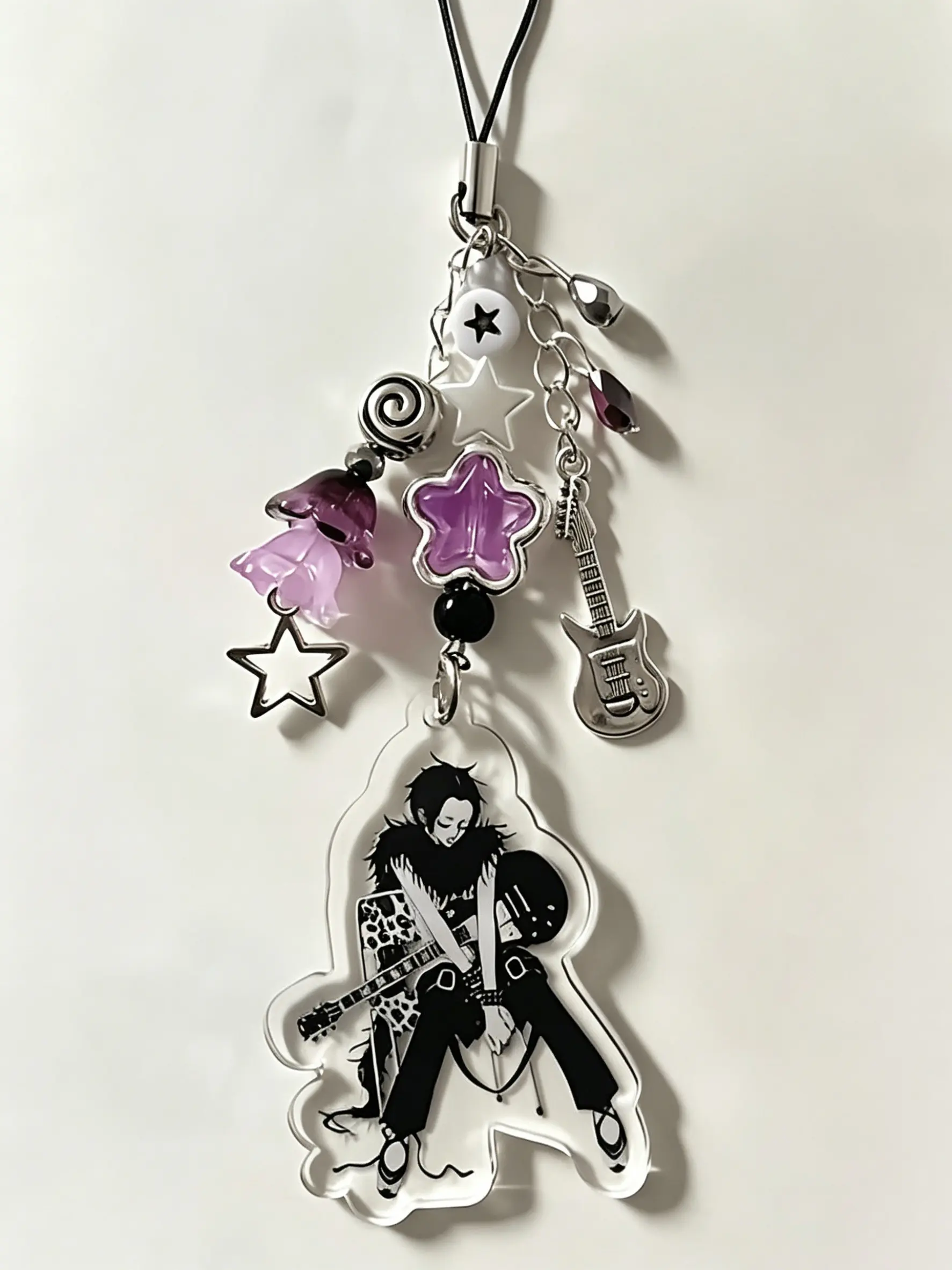 Handmade Acrylic Nana Cell Phone Charm, Unique Gift Idea, Perfect Accessory for Your Device, Durable & Stylish Design, Phone Chain, Phone Keychain, Phone Accessories