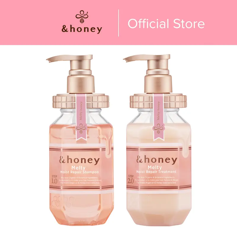 &honey Melty Moist Repair Shampoo 1.0 and Treatment 2.0