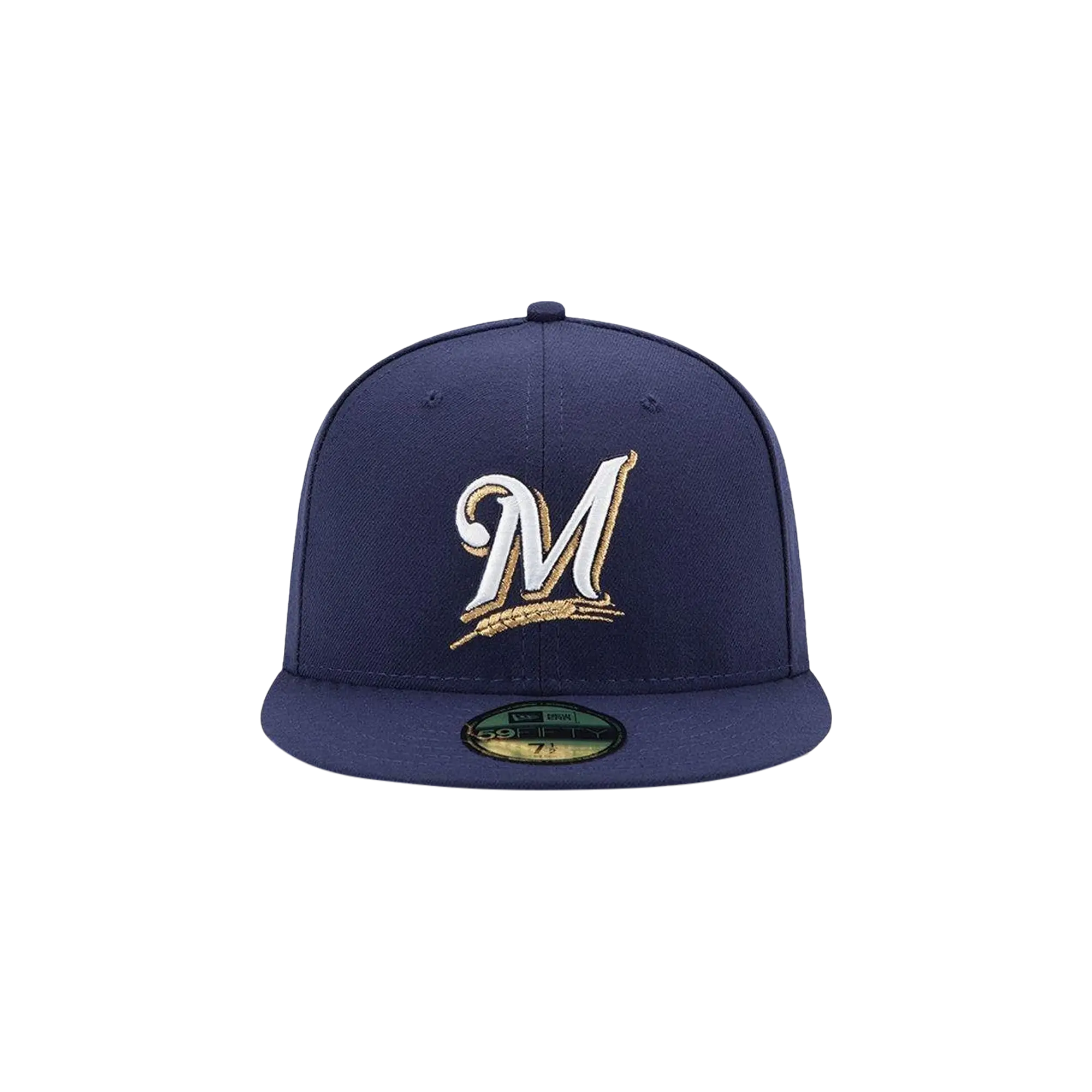 59FIFTY Milwaukee Brewers Performance Authentic Fitted Hat "Purple" NE970