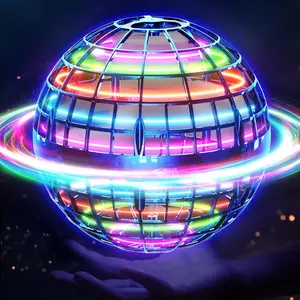 Flying Orb Ball (2026 Upgraded) with Dazzling Lights, Magic Hover Spinner, Cool Boomerang Drone, Floating Cosmic Globe, Kids Toys Gifts for 6 7 8 9 10 Year Old Boys Girls
