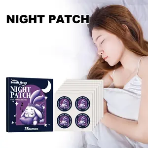 Cartoon Sleep Patch, Sleeping Patch, 28pcs Gentle Night Care for Body and Mind, Herbal Scented Comfort, Suitable for Women and Men, Ideal Gift for Birthday