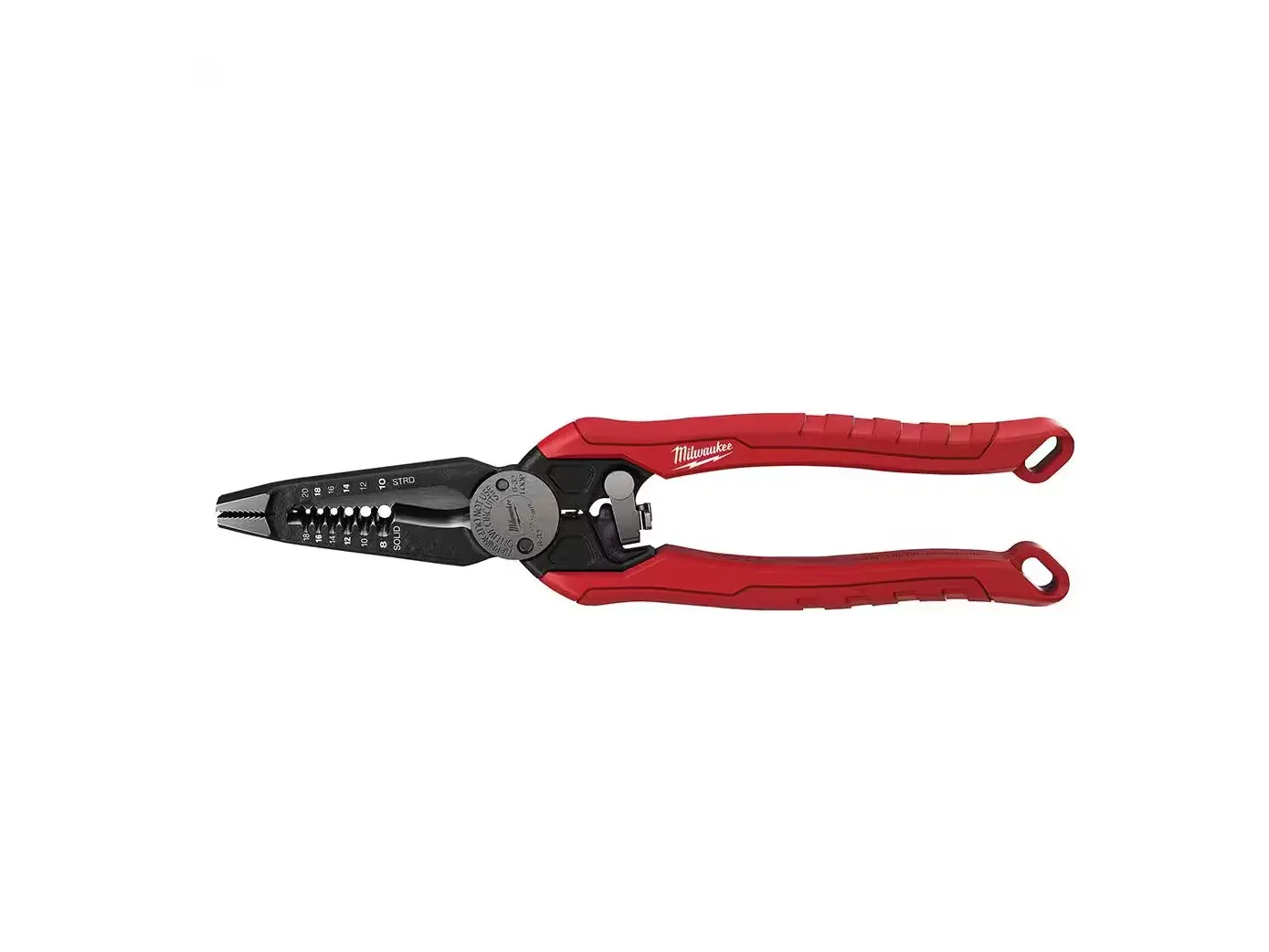 Milwaukee 48-22-3078 9-in 9 In 1 High Leverage Combination Pliers - Wire Cutter, Bolt Cutter Cuts #6 and #8 Bolts, Wide Jaws Grip Tight Wires Hand Tool Set