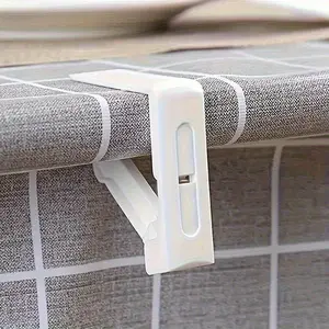 10pcs Adjustable Plastic Tablecloth Clips - Strong Holding Power, No Electricity Needed, Ideal for Various Thicknesses, Table Cover Clamps for Perfect Table Setting, Table Setting Accessories | Modern Table Setting | Durable Table Cover