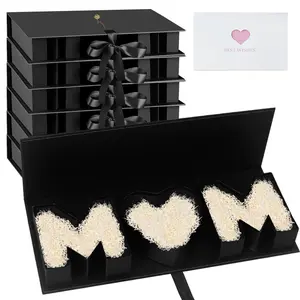 Creative Mother's Day Gift Box, Fillable Mom Letter Shape Design, Perfect for Special Occasions & Celebrations, Customizable Gift