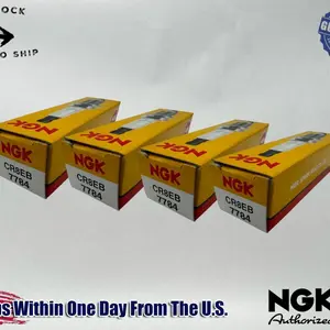 NGK Genuine OEM Authentic Spark Plugs CR8EB - 4 PACK