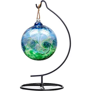 Ornament Display Stand, Holder Ornament Hanger Stands Glass Ball Ornament Holder Ornament Stands for Hanging Plants, Hanging Terrarium Stand for Christmas Wedding Ornament, Home Office Decor