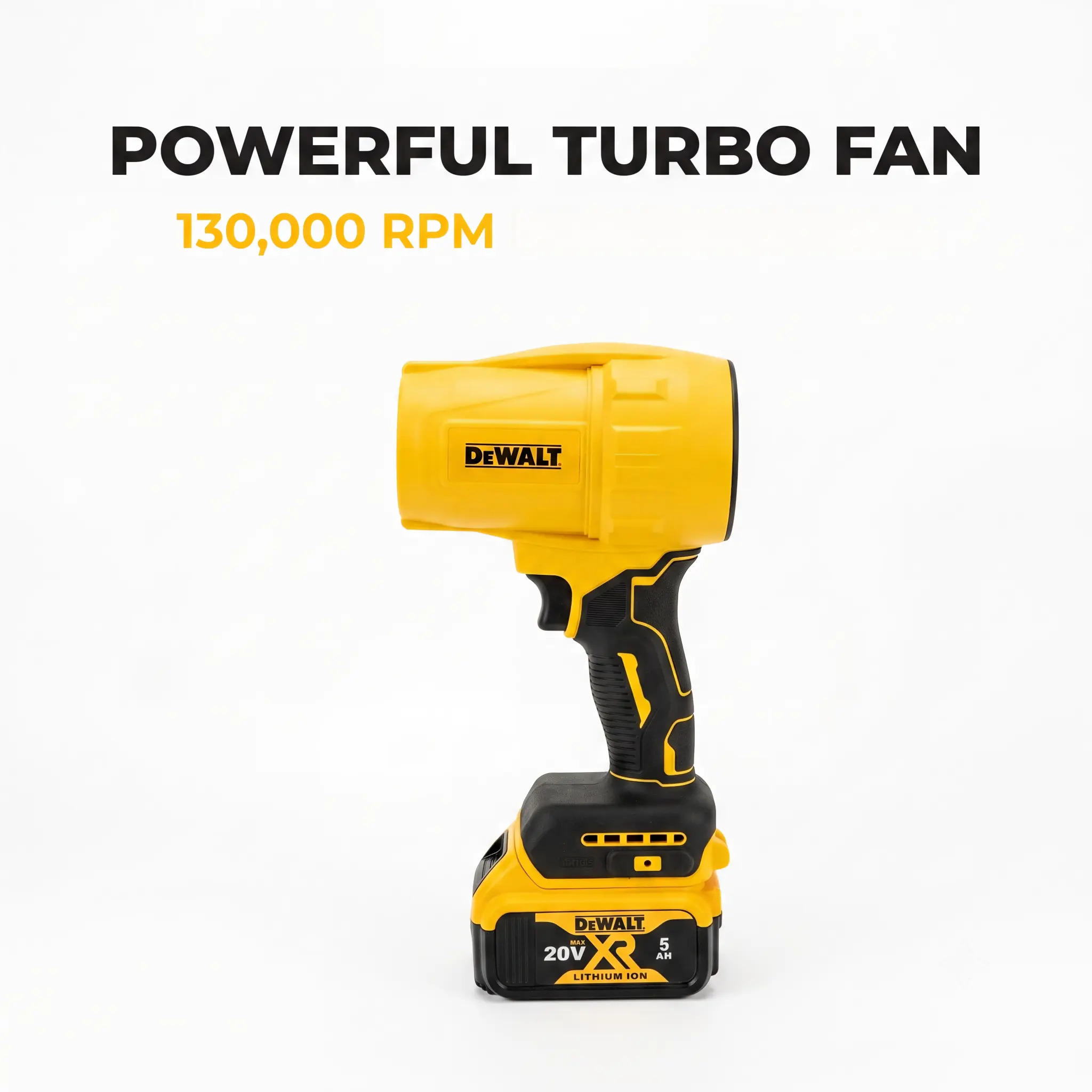 DEWALT brushless Handheld Blower 4-mode drive control