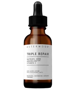 Triple Repair Matrixyl 3000 + Argireline + Hyaluronic Acid + Vitamin C Serum for Face - Anti-Aging, Collagen Boosting, Hydrating - Fragrance-Free - 1 Fl Oz