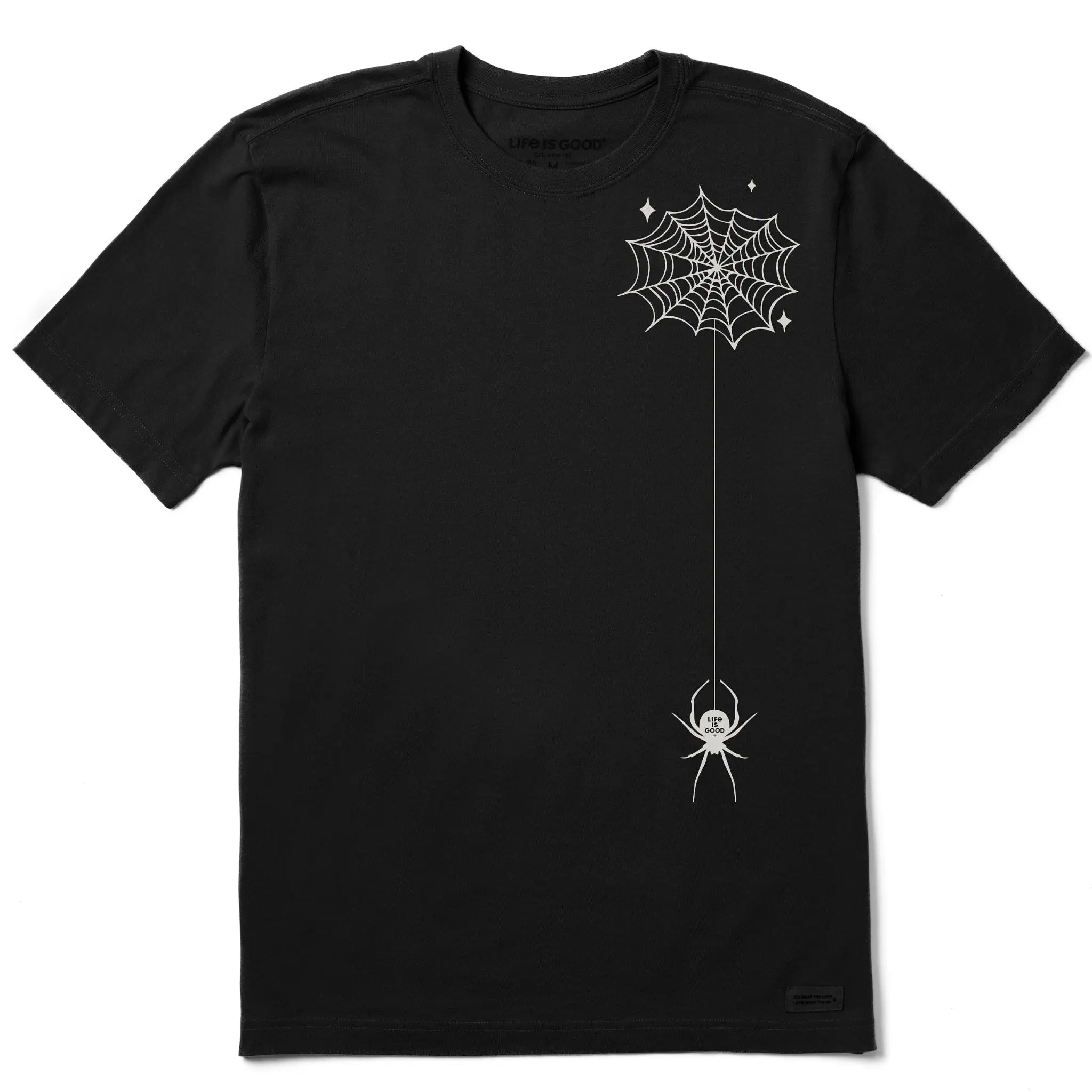 Men's Halloween Spider Short Sleeve Crusher Tee