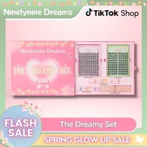 Ninetynine Dreams The Dreamy Set (Includes 2 Lashes styles + Bond & Seal + Tweezers + Remover)