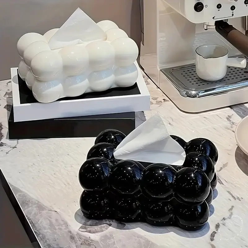 Cloud-Shaped Napkin Holder with Bow and Paper Towel Dispenser, Cute Design for Home Decor, Perfect for Bathroom and Kitchen Use, Bathroom Decor Supplies