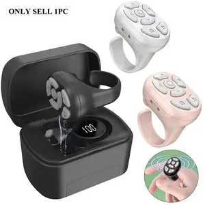 Wireless Ring-shaped Remote Control Wireless BT Page Turner Remote Control Effortless, Comfortable, Reliable