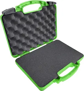 TSA Approved Hard Lockable Case Neon Green - 12.3 x 10.5 Inch Airline Compliant Waterproof Storage Box