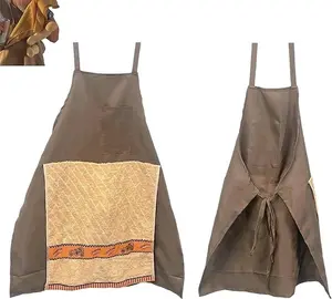 Creative Avatar Prank Apron, Suitable for Men, with Hidden Surprise, Ultimate Prank Gift for Barbecue or Cooking (1 ) Kitchen Adjustable Strap Party