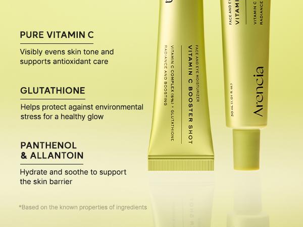 Vitamin C Booster Shot, Pure Vitamin C + Glutathione for Bright, Healthy Skin Glow, 1.01 fl oz Vitamin C Booster Shot, Pure Vitamin C + Glutathione for Bright, Healthy Skin Glow, 1.01 fl oz