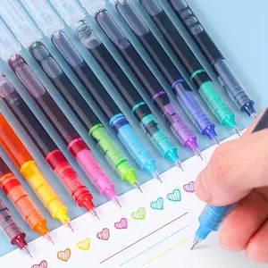 0.5mm Fine Point Signature Pen, 12pcs/set Colorful Quick Dry Gel Pen, Art Pen, Writing Pen for Drawing, Journaling, Taking Notes