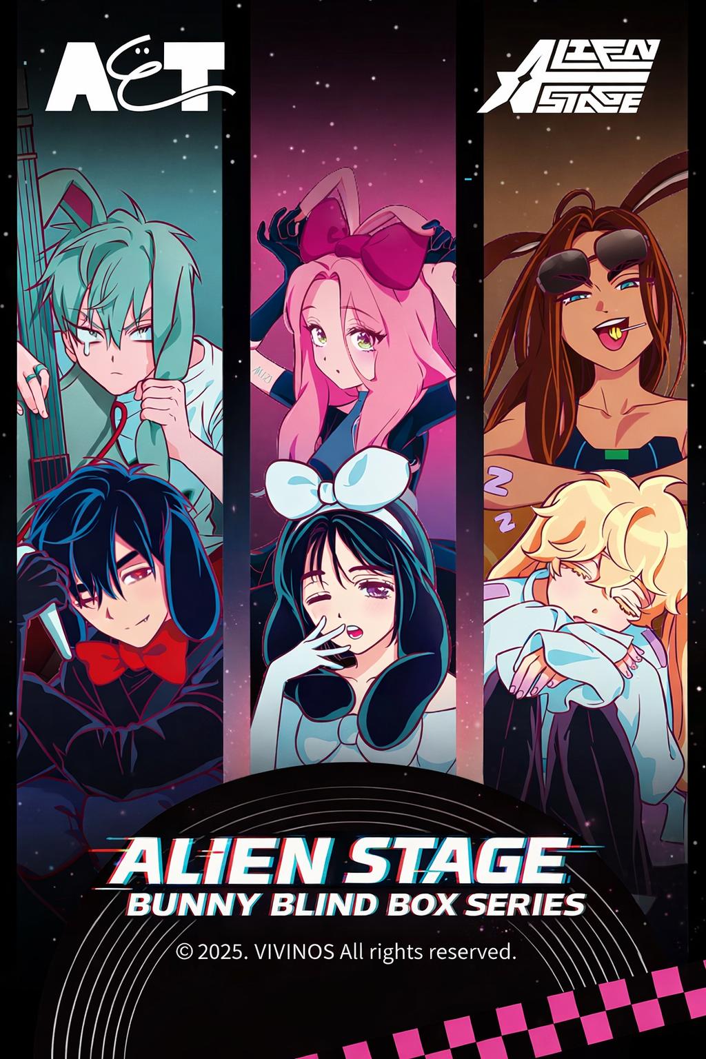 Alien Stage CP Rabbit Series Figures – IvanTill, MiziSua, Hyuluka Couple Mystery Figure Set for Fans & Collectors