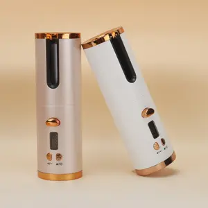 USB Rechargeable Automatic Hair Curler, 6 Heat Settings, Multifunctional Straightener & Waver, Typ-C Wireless Design, Ideal for Travel Home Gift, Cordless Hair Straightener