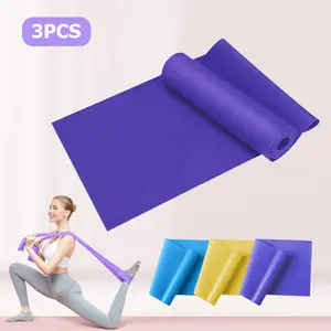 3-piece Resistance Band Set TPE Elastic Bands for Sports Training Recovery Fitness Yoga Pilates Adjustable Resistance Easy to Carry
