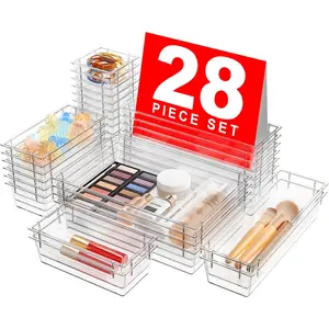 Clear Drawer Organizer,Acrylic Makeup Organizer, Bathroom Organizers and Storage, Organization and Storage, Organizer Bins for Office