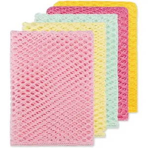 5 count Innovative Dish Washing Net Cloths,Scourer,Quick Dry, Mesh net for Washing Dish, Dish wash net, Dish Sponge, Dish  11" by 11"