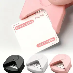 Portable Stainless Steel Corner Rounder Trimmer, Precision Paper Craft Tool, Manual No Battery Needed, Colors, Crop Paper, Paper Cutters
