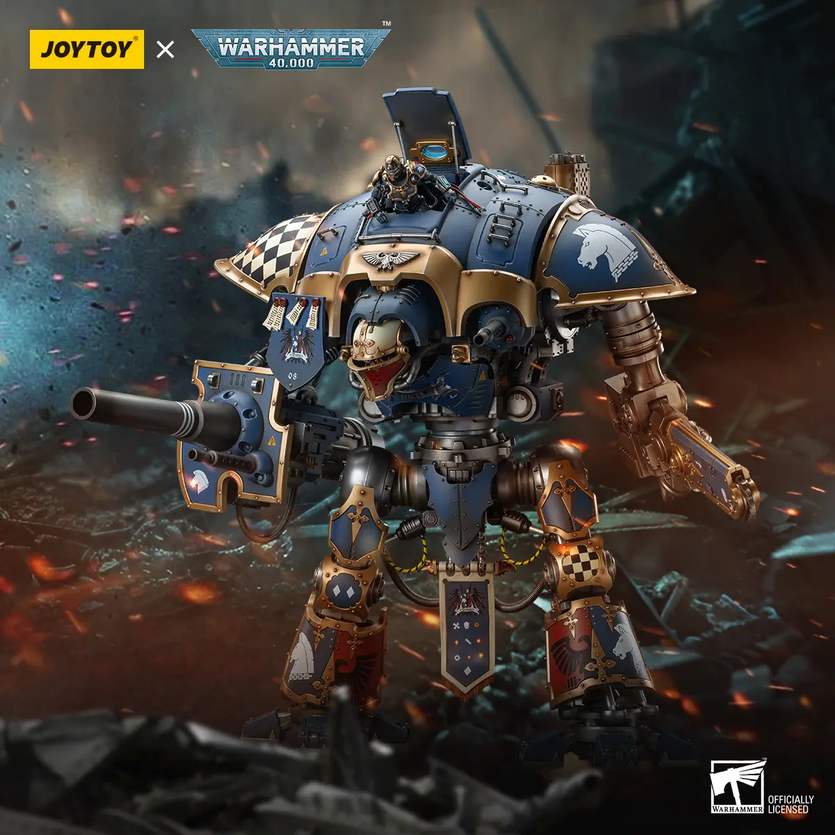JOYTOY 1/18 Action Figures Anime Mech 53.7cm Imperial Knights House Terryn Knight Paladin