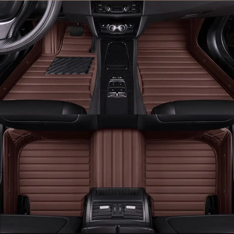 Custom Car Floor Mat For Kia Ceed 2014~2020 Fiat Toro 2016-2022 BMW X3 F25 2012~2016 Chevrolet Sonic 2004~2009 Left/Right -hand Drive Auto Interior Accessories Car Accessory Fashion Stripe Styling Carpet Waterproof Design Full Coverage
