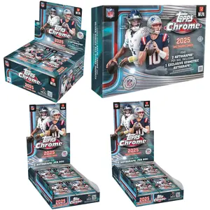 #2521: 2025 Topps Chrome Football 4 Box Mixer Pick Your Team Break