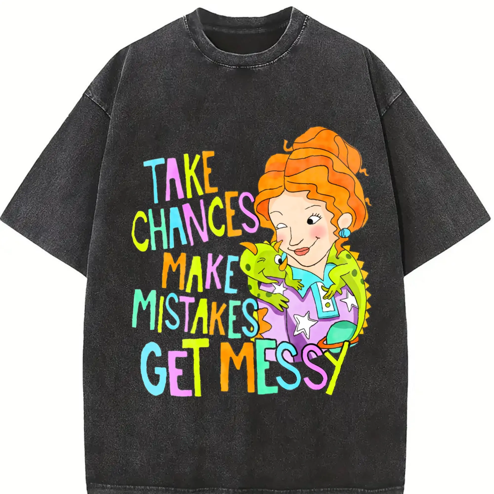Take Chances Make Mistakes Get Messy Tshirt, Miss Frizzle Shirt, Back to School Shirt, Magic School Bus Shirt, Teacher Shirt, Get Messy Top Womenswear