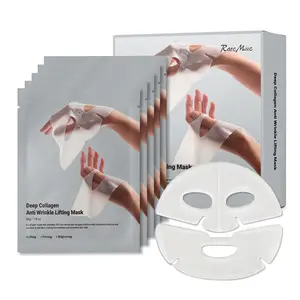 Deep Collagen Overnight Mask Hydrating Mask for Glass Skin, Wrinkle Care, Firming & Pore Refining 2,160,000PPB Collagen + 9 Peptides Korean Skincare, 4ea Gifts for Women
