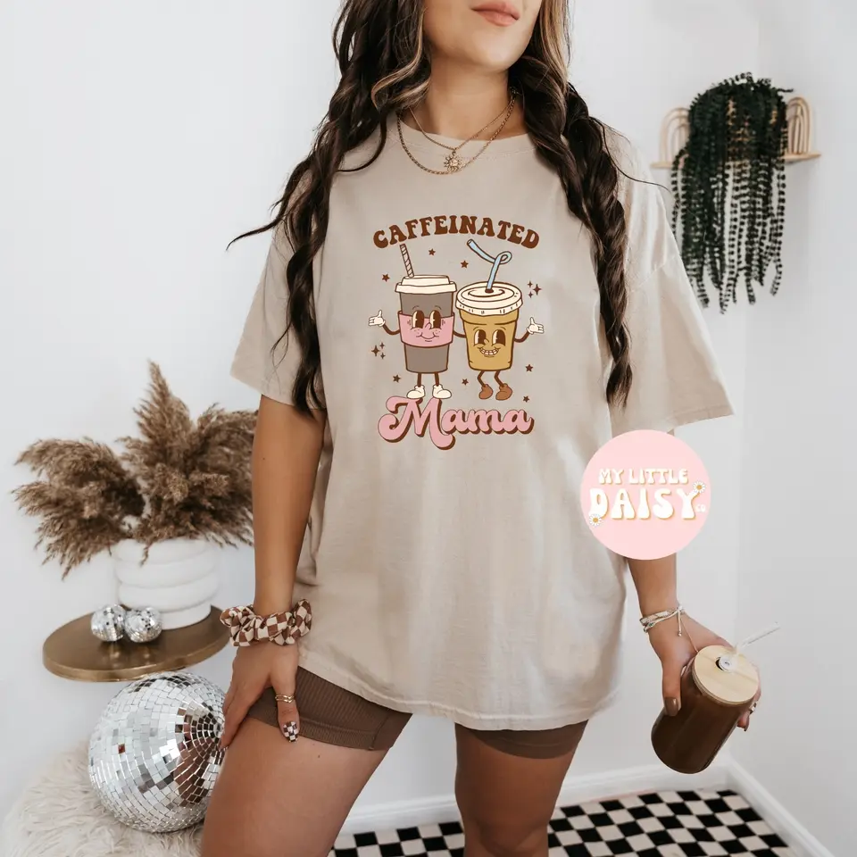 Caffeinated mama shirt/sweatshirt Caffeinated mama shirt/sweatshirt