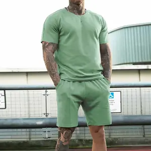 GINGTTO Mens Short Sets 2 Piece Outfits Fashion Tracksuit Summer Casual Set