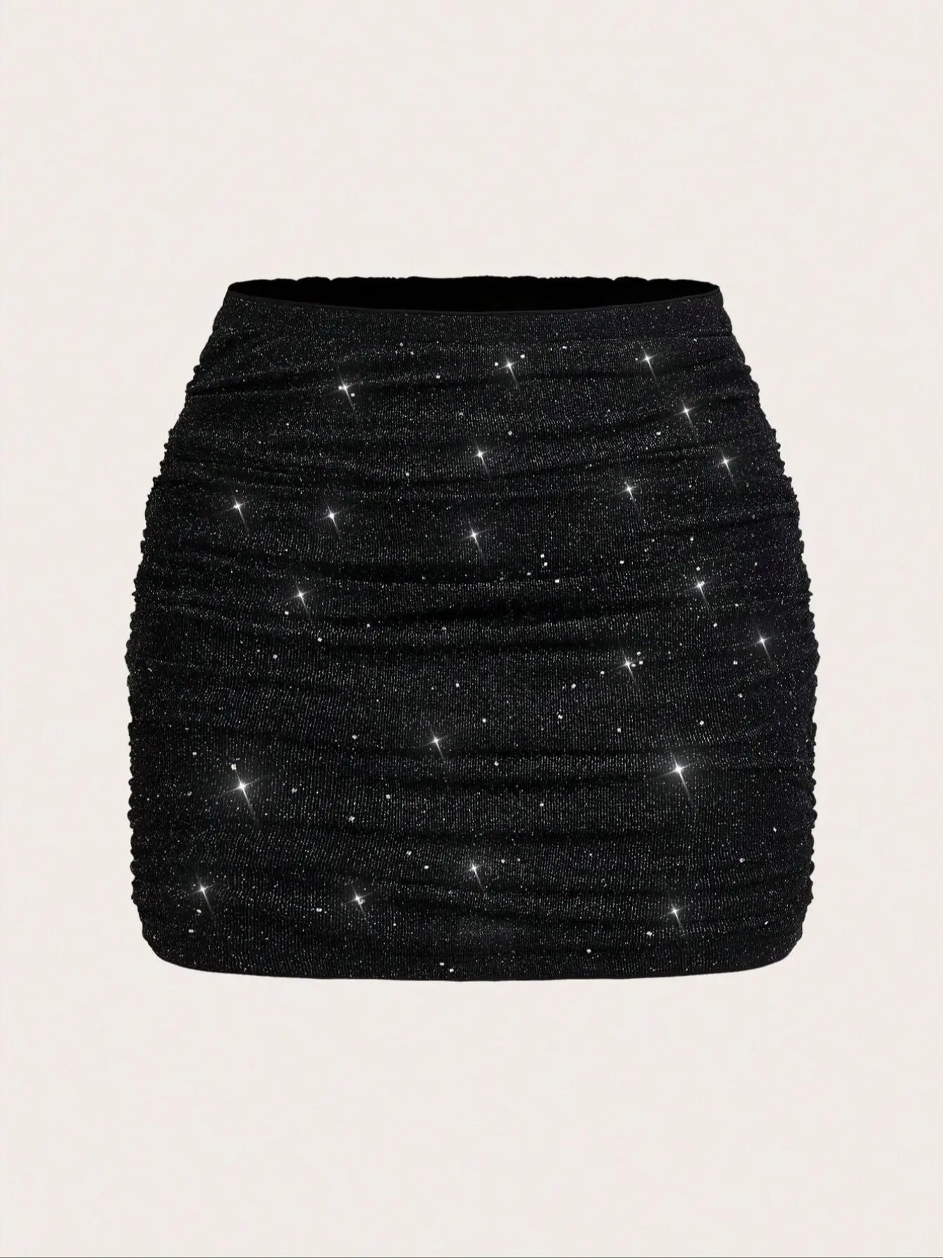 Party Glitter Skirt, Short Mini Bodycon Skirt, Elegant Ball Gown, Sexy Dress, Concert Women's Wear, High Stretch Fit, Perfect for Parties