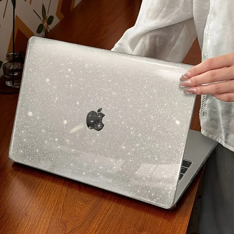 Macbook Air 13-Inch Case, Diamond-Like Shine, Transparent Hard Shell, Keyboard Cover, Screen Protector, Anti-Scratch, Lightweight, Durable, Hard PC Cover