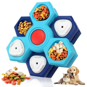 Interactive Puzzle Feeder Toy for Dogs & Cats – Slow Feeder Mat, Dog Treat Maze Game to Reduce Boredom & Eating Speed, Non-Slip Brain Training Activity, Washable 🧩🐕