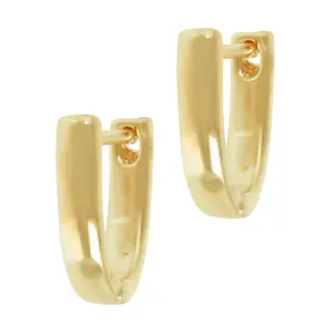Bronzo Italia 1/2" Open Hoop Earrings