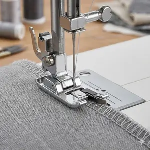 Premium Sewing Machine Presser Feet Set: Overlock, Hemming, and Multi-Stitch Attachments. Upgrade Tools with Slip-Resistant Design. Single or Twin Pack for Home Sewing. Essential Accessories for Professional Stitch Adjustment.