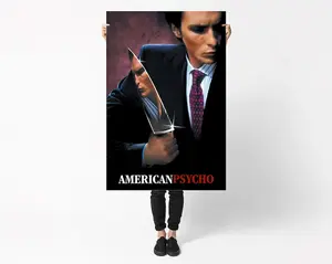 American Psycho - Movie Poster - 2000, Printable Art Print, Modern Wall Art