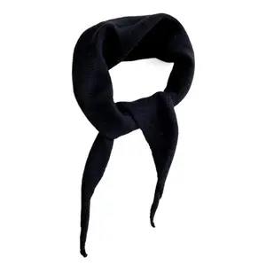 Elegant Korean Style Knitted Triangle Scarf Windproof Soft Winter Cashmere Scarves Casual Warm Women Cashmere Shawl Outdoor