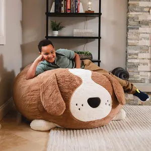 Wild Things Kenny Canine Kids Foam Beanbag Chair