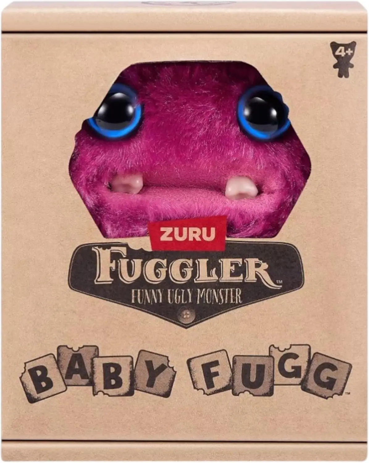 Zuru Baby Fuggs Plush Toys, 3.5 Inch Mini Monster Collectibles, Fuggler Funny Ugly Monster Stuffed Animal (Sir Belch)