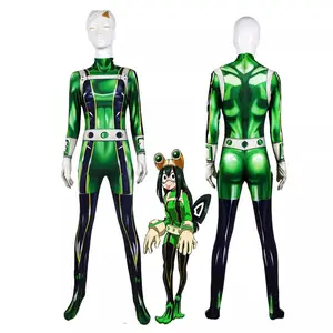 My Hero Academia All Might & Ochaco Uraraka Cosplay Battle Bodysuit - Full Body Hero Costume for Anime Convention