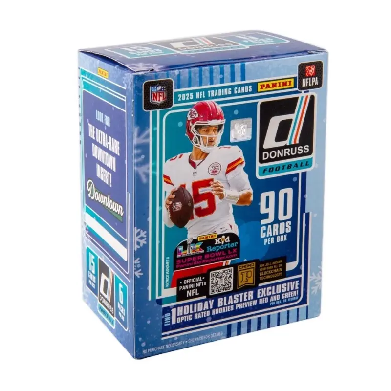 2025 PANINI DONRUSS Football Holiday Blaster Box